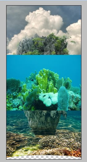 Message in a Bottle, bottle splashing in waves, Rough Water Surface, copy space, james bond island, close up of water wave, bubbles, tropic landscape, sea, ocean corals, seascape photomanipulation.